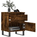  Noćni ormarić boja hrasta 40 x 35 x 50 cm od konstruiranog drva | shoptok.hr