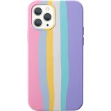Dardanar Personalized creative cute rainbow striped liquid silicone protective cover, gradient color, suitable for girls, women, men, red, (21065434) | Shoptok.si