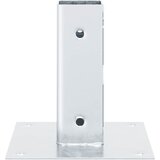  Postolja za stupove kvadratna 4 kom 46x46 mm pocinčani čelik | shoptok.hr
