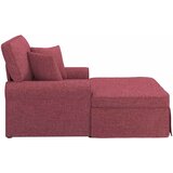  Ležaljka s suknjom s jastukom 3 pcs Vinska crvena tkanina | Eponuda.com