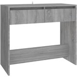 Maison Chic Konzolna mizica - miza ob steni siva sonoma 89x41x76,5 cm iverna plošča, (21786102) Cene