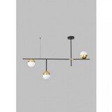 Vesta 307 luster 3*G9 antique brass/black Cene