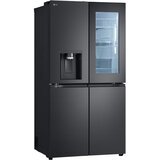 LG InstaView GMG960EVJE side-by-side refrigerator Freestanding 638 L Black | shoptok.hr