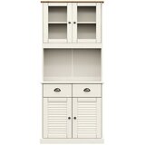  Visoka komoda VIGO bijela 78 x 40 x 175 cm od masivne borovine | Eponuda.ba
