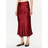 Max Mara Leisure Midi krilo Alessio 2331060136 Bordo rdeča Regular Fit