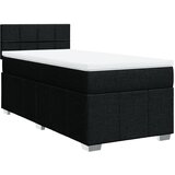 Maison Chic Box spring postelja - Vzmetna postelja z vzmetnico črn 90x190 cm blago SL18324, (21885170) Cene