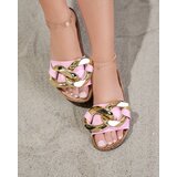 Resti Women's pink slippers with decoration at Fixci- Footwear | ePonuda.com