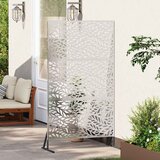  Zaslon za privatnost 100 x 50 x 180 cm Nehrđajući čelik Srebrna | shoptok.hr