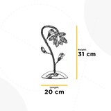Lesnina XXXL KRISTALNA NAMIZNA SVETILKA | Shoptok.si