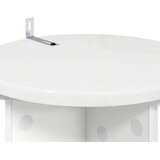  Stalak za biljke 2 pcs Bijela visokog sjaja 29 5 x 29 5 x 60 cm | shoptok.hr