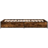  Okvir za krevet boja hrasta 120x200cm konstruirano drvo i metal | Eponuda.com