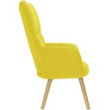  Stolica za opuštanje od tkanine svjetložuti | shoptok.hr