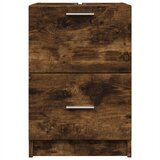 Ormarić za umivaonik boja dimljenog hrasta 40x37x59 cm drveni | shoptok.hr