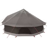 Tipi šator Smeđa siva 600 x 600 x 350 cm Poliester i čelik | shoptok.hr