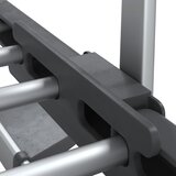  Polica za perilicu rublja 77 x 52 x 192 cm aluminijska | shoptok.hr