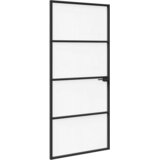 Vrata za dom 93 x 201,5 x 3,5 cm Aluminij i kaljeno staklo | Eponuda.com