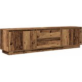 TV ormarići s LED svjetlima 2 kom boja drva 193,5x41x50 cm | shoptok.hr