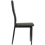 vidaXL Jedilni stoli 2 kosa temno sivo blago | Shoptok.si