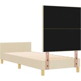  Krevetna konstrukcija Krem 80x200 cm Tkanina | shoptok.hr