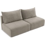 Makamii Bež raztegljiva/s prostorom za shranjevanje sedežna garnitura 216 cm Kalena – | Shoptok.si