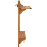 vidaXL Balkonski barski stol 90x37x122,5 cm masivno bagremovo drvo | shoptok.hr