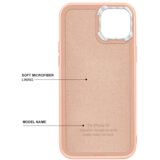 Satin silikonski ovitek za iPhone 14 Pro Max - mat mareličen | Shoptok.si
