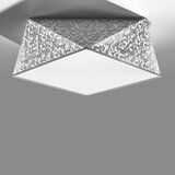 Nice Lamps stropna svetilka v srebrni barvi 35x35 cm koma – | Shoptok.si