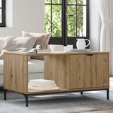 vidaXL Klubska miza artisan hrast 90 x 49 x 46 cm Konstruiran les Cene