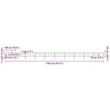  Vrtna ograda s vrhom koplja Čelik 1781 5 x 150 cm Crna - 1 1781.5 cm 125-150 cm | shoptok.hr