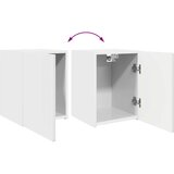  Set TV komoda Zidne 4 pcs Visoki sjaj bijela Konstruirano drvo | shoptok.hr