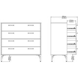 MID.YOU KOMODA, črna | Shoptok.si
