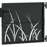  Vrtna vrata Crna 85 x 100 cm Čelik s praškastim premazom | Eponuda.com