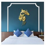 WALLXPERT dekorativni metalni zidni pribor carpa koi APT748 l gold Cene