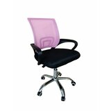 Art Invest daktilo stolica OC-619 pink leđa-crno sedište 600x525x855(950) mm AI-755-524 Cene