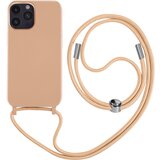 AVIZAR Poltoga etui na vrvico za iPhone 14 Pro z mehko notranjostjo, ovratnikom - roza, (20640287) | Shoptok.si