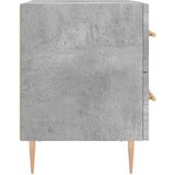  Noćni ormarići 2 kom boja betona 40x35x47,5cm konstruirano drvo | Eponuda.com