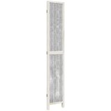  Sobna pregrada s 3 panela bijela od masivnog drva paulovnije 40 x 220 cm | shoptok.hr