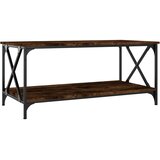  Stolić za kavu smeđi 100x50x45 cm konstruirano drvo i željezo | shoptok.hr