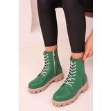 Soho Women's Green Boots & Booties 17612 Cene