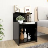 vidaXL Noćni ormarić crni 40 x 35 x 60 cm od iverice Cijene
