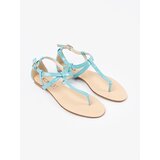 Shelvt Women's blue sandals in flip-flop style | Shoptok.si