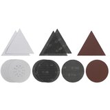Einhell 15-delni set brusnih mreža i papira Ø225mm/▲287mm (5x ▲287mm G80, 8x Ø225mm G80, 2x Ø225mm G120), Pribor za brusilicu za zidove TC-DW 225, TC-DW 225 X | ePonuda.com