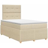  Boxspring krevet s madracem Krem 120 x 200 cm Tkanina | shoptok.hr