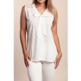 Fenzy Bluza S Čipkom Na Ramenima, Bijela | shoptok.hr