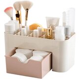 Dardanar Namizni organizator ličil, plastični predali, škatla za shranjevanje, držalo za kozmetiko (roza), (21131621) | Shoptok.si