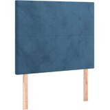 vidaXL Box spring krevet s madracem tamnoplavi 90x190 cm baršunasti | shoptok.hr