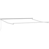  Povlačivi tende Svijetlo siva i bijela. 3 x 2,5 m | shoptok.hr