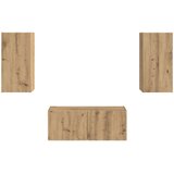  Set TV komoda 2 pcs Umjetnički hrast Konstruirano drvo | shoptok.hr