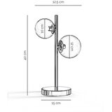  ONLI - Stona lampa KIMBERLY 2xG9/6W/230V 40 cm sjajni hrom | Eponuda.com