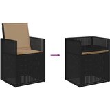  Vrtni set za objed s jastukom 9 pcs Antracit i sivosmeđa PP | shoptok.hr